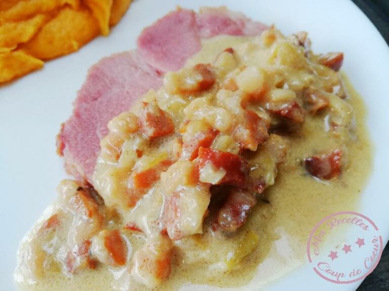 Rôti de porc au cidre et aux lardons