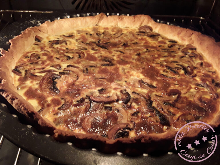 Tarte aux champignons