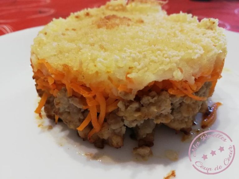 Hachis de veau aux carottes