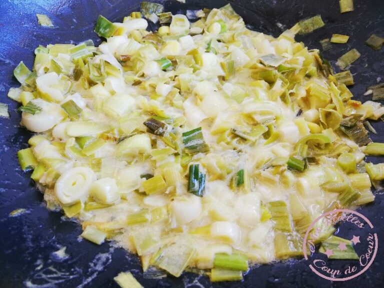 Fondue aux poireaux
