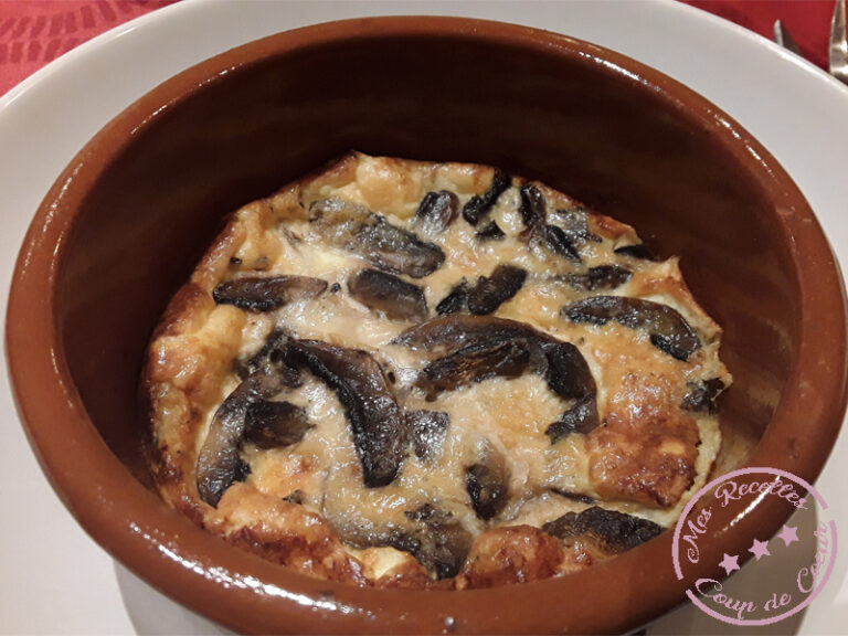 Clafoutis aux champignons