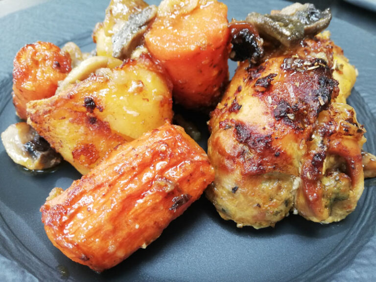 Cuisses de poulet farcies