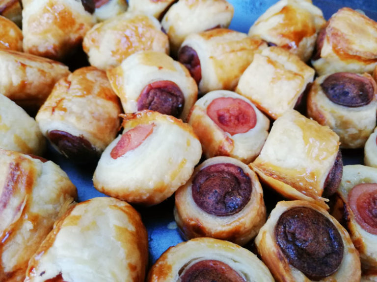 Feuilletés apéritifs aux knackis