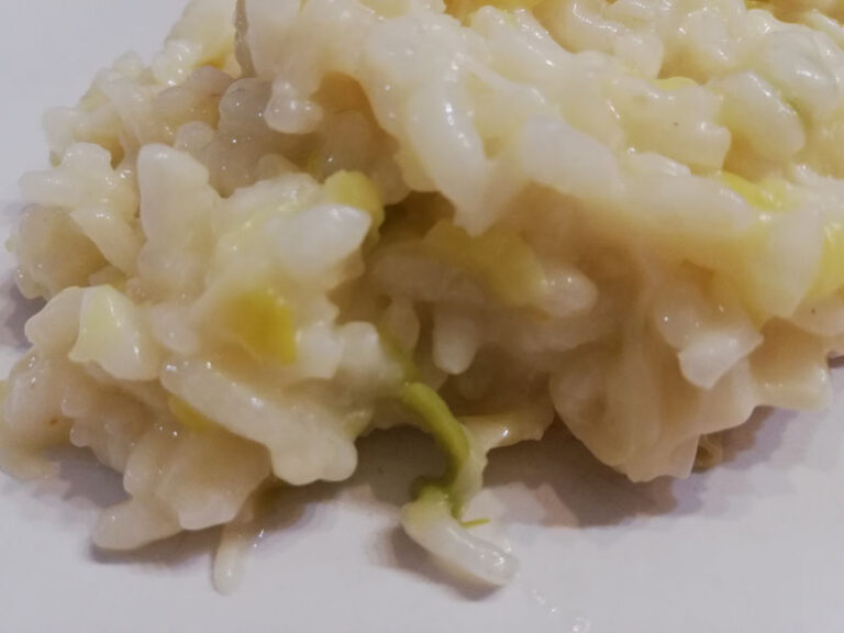 Risotto aux poireaux